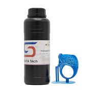 Siraya Tech Cast 3D Printer Castable Resin for Jewlery, True Blue, 500g | Easier to Burn and Print, Clean Burnout, Smooth Surface, High Resolution, 405nm UV, for Making Jewelries and Metal Parts