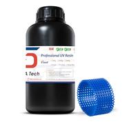 Siraya Tech Cast Resina para impresión 3D fundible, mejor equilibrio entre fácil quemado e impresión, superficie lisa, resina de alta resolución curable con UV 405 nm (Azul Real, 1 kg)