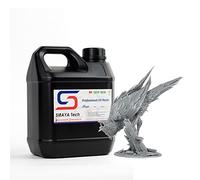 Siraya Tech Fast 2kg ABS-Like Resina de Impresora 3D Rápido Curado UV No Frágil Impresión 3D de Alta Precisión Líquido Resina Fotopolímero Estándar para Impresión LCD DLP (Gris, 2 kg)