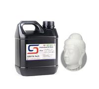 Siraya Tech Fast Resina 3D tipo ABS, alta precisión, no frágil - bajo olor, fotopolímero curable con UV 405 nm para impresión 3D LCD/DLP 8K (Blanco, 2 kg)