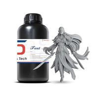 Siraya Tech Fast Resina ABS-Like para Impresora 3D 405nm UV-Curable, No Frágil, Alta Precisión, Fotopolímero Estándar para Impresión 3D LCD DLP (Gris, 1kg)
