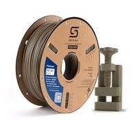 Siraya Tech Fibreheart PET-GF FDE Earth Filamento para impresión 3D - Reforzado con 15% de fibra de vidrio, resistente a los rayos UV, baja absorción de humedad (Flat Dark Earth, 1kg)