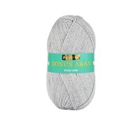 Sirdar Hayfield Bonus Aran - Ovillo de lana gris claro (814), 100 g