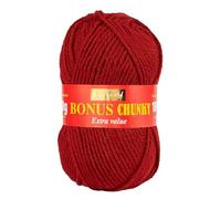 Sirdar Hayfield Bonus Chunky, escarlata (556), 100 g