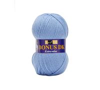Sirdar Hayfield Bonus DK Doble Tejido, Aciano (610), 100 g, Lana Acrílico, 280
