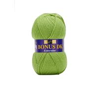 Sirdar Hayfield Bonus DK Double Knitting, Verde Helecho (603), 100 g, Lana Acrílico