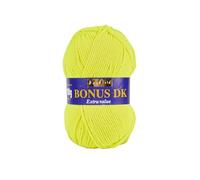 Sirdar Hayfield Bonus DK - Hilo doble para tejer, amarillo neón (550), 100 g