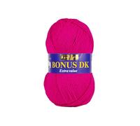 Sirdar Hayfield Bonus DK - Hilo doble para tejer, color rosa eléctrico (572), 100 g