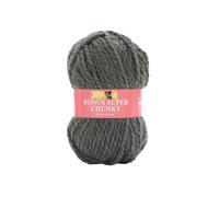 Sirdar Hayfield Bonus Super Chunky, mezcla de gris oscuro (790), 100 g