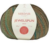 Sirdar Jewelspun Aran, Verde Dorado (845), 200g