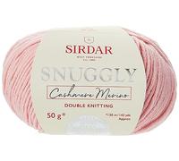 Sirdar Snuggly Baby Cashmere Merino DK Doble Tejido, Rosa Bebé (464), 50 g