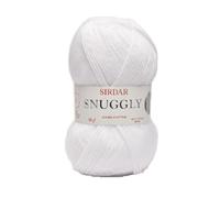 Sirdar Snuggly DK Double Knitting, blanco (251), 50 g