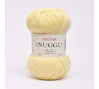 Sirdar Snuggly Replay DK Double Knitting, Banana Split Yellow (110), 50 g, Mezcla de algodón, 150