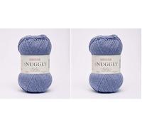 Sirdar Snuggly Replay DK Double Knitting, Daredevil Denim (107), 50 g (Paquete de 2)