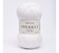 Sirdar Snuggly Replay DK, Whizz Kid White (100), 50 g, Algodón Mezcla Acrílico Lana, 150