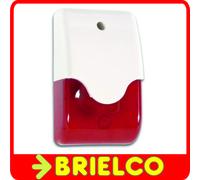 SIRENA 110DB ROJA Y ESTROBOSCOPIO 4 LAMPARAS LED FLASH MAS PILOTO CONTROL BD499