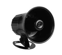 Sirena 120Db 12V Altavoz Alarma Exterior 115Db DC 12V Alambre Bocina Fuerte Alarma Sirena Electrónica de Coche para Seguridad Al Aire Libre
