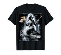 Sirena Agua NINFA Mar Océano Pastel Cumpleaños Fiesta Cumpleaños Camiseta
