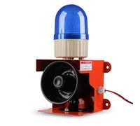 Sirena de alarma industrial de 120 dB, impermeable, IP55, luz estroboscópica, torre para el hogar y la fábrica, lámpara de advertencia de 12 V para mayor seguridad y sistema de alerta