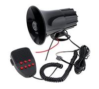 Sirena de bocina de 12 V para coche, furgonetas, camiones, motocicletas, barcos, alarma de advertencia con altavoz de 150 dB y 100 W