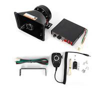 Sirena De Coche Sonidos Con Megáfono De Alarma 130dB 200W Soporte Fácil Instalación Compatible Con Varios Modelos De Vehículos Materiales Duraderos