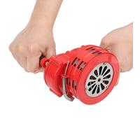 Sirena de manivela, 11 cm/4,3 Pulgadas 23 cm/9,1 Pulgadas 120 DB Alarma portátil Rojo Dispositivo de Alerta de Alarma Manual portátil para Escuela, Silbato, fábrica, inundaciones