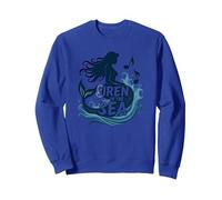 Sirena del mar: Encantadora melodía de Sirena Sudadera, Unisex para Adultos, Azul Real, S