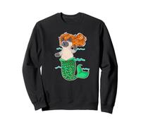 Sirena-Gato para los Amantes de los Gatos y el océano Sudadera