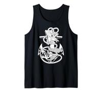 Sirena náutica con Ancla de Barcos y Cuerda Camiseta sin Mangas