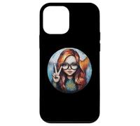 Sirena pacífica con gafas Fantasía Arte Carcasa para iPhone 12 mini