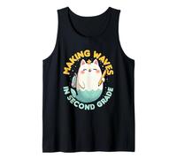 Sirena Sirenas Making Waves In Second Grade Camiseta sin Mangas