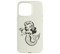 Sirena Stye Tiki de los años 50 - Reina del cóctel vintage Carcasa para iPhone 15 Pro Max