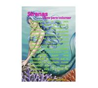 Sirenas: Libro para colorear
