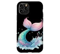 Sirenas pastel de ensueño cola de sirena nadando océano playa diversión Carcasa para iPhone 11 Pro