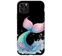 Sirenas pastel de ensueño cola de sirena nadando océano playa diversión Carcasa para iPhone 11 Pro Max