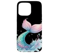 Sirenas pastel de ensueño cola de sirena nadando océano playa diversión Carcasa para iPhone 15 Pro Max