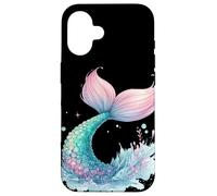 Sirenas pastel de ensueño cola de sirena nadando océano playa diversión Carcasa para iPhone 16