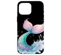 Sirenas pastel de ensueño cola de sirena nadando océano playa diversión Carcasa para iPhone 16 Pro Max