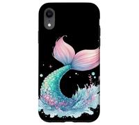 Sirenas pastel de ensueño cola de sirena nadando océano playa diversión Carcasa para iPhone XR