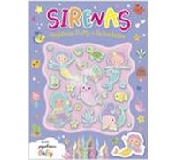 sirenas puffy stickers book