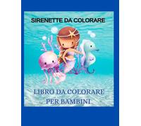 Sirenette da colorare libro da colorare per bambini