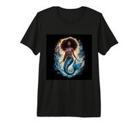 Sirenita Negra Camiseta Premium