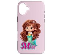sirenitas llamadas Mia Carcasa para iPhone 16 Plus