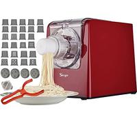 Sirge Pastamag30 - Máquina para hacer pasta de 300 W - 30 discos - hasta 900 g de pasta - Extrusión vertical y horizontal - Incluye accesorios para raviolones de regalo