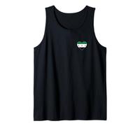 Siria Corazón Con Nueva Bandera Siria Para Una Siria Libre Hombres Mujeres Camiseta sin Mangas
