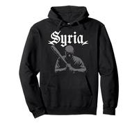 Siria Gift Flag Siria Vintage Siria Damasco Sudadera con Capucha