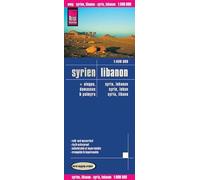 Siria - Líbano 1:600.000 impermeable: mit Aleppo, Damascus und Palmyra. Exakte Höhenlinien. Höhenschichten-Relief. GPS-tauglich durch Gradnetz. ... (1:600.000) with Aleppo, Damascus, Palmyra)