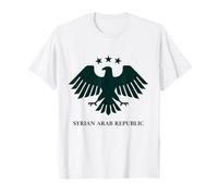 Siria Libertad Águila Árabe Identidad Visual Nacional Verde 1 Camiseta
