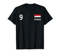 Siria Número 9 Bandera Nacional Patrimonio País Camiseta