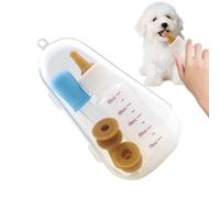 Siringa de alimentación de - Herramienta alimentadora de leche para cachorros, cabeza de silicona cómoda, tubo ligero reutilizable, estructura durable, | Botella de alimentación para mascotas